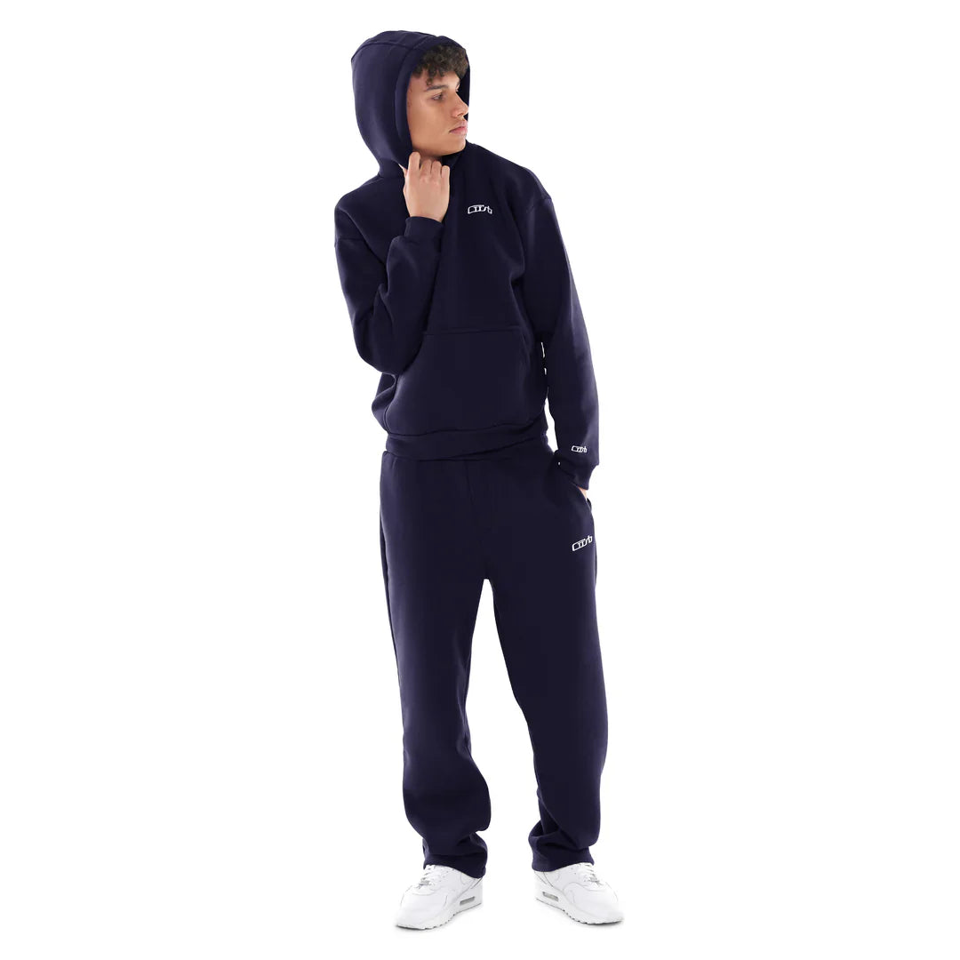 OPEN LEG JOGGER NAVY BLUE