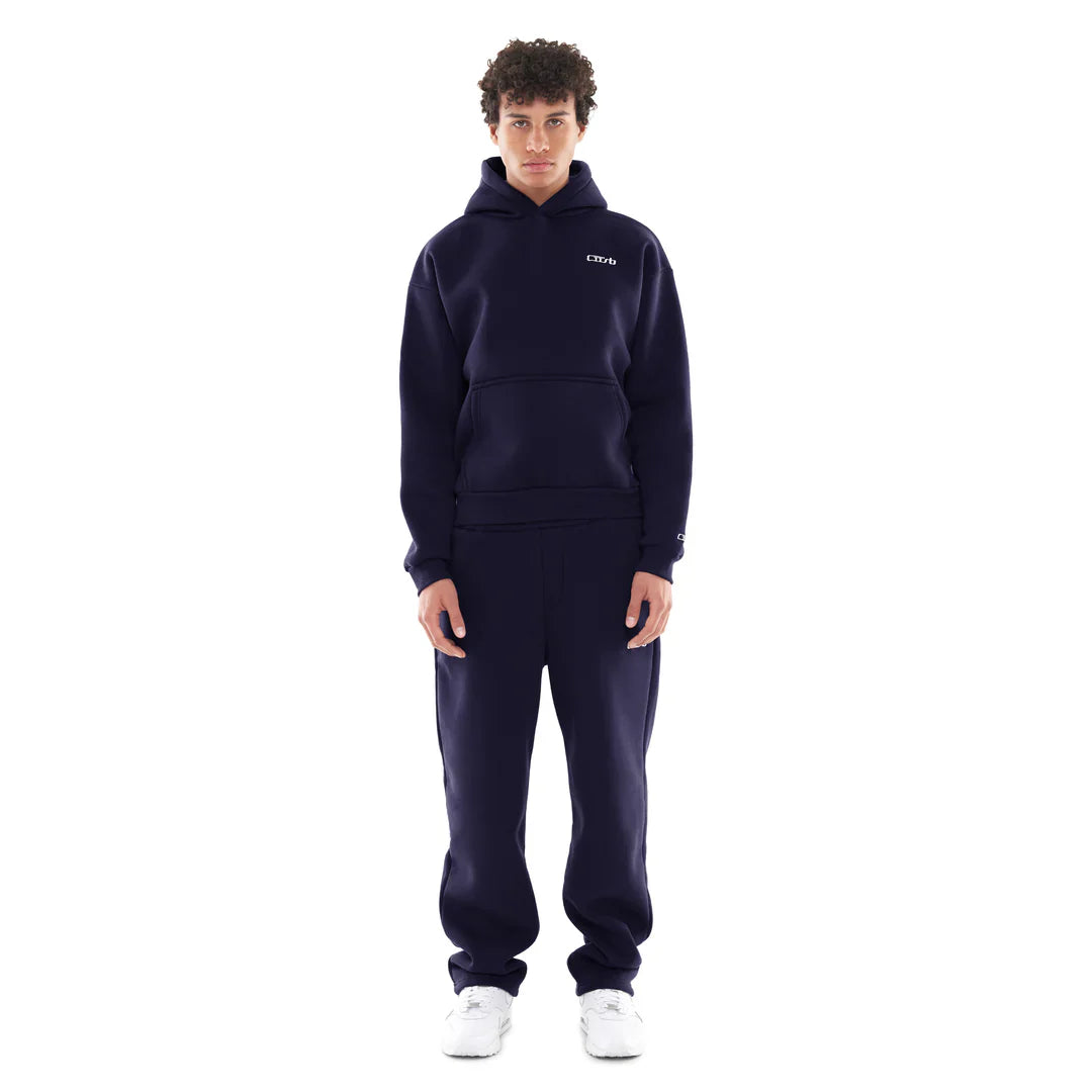 OPEN LEG JOGGER NAVY BLUE