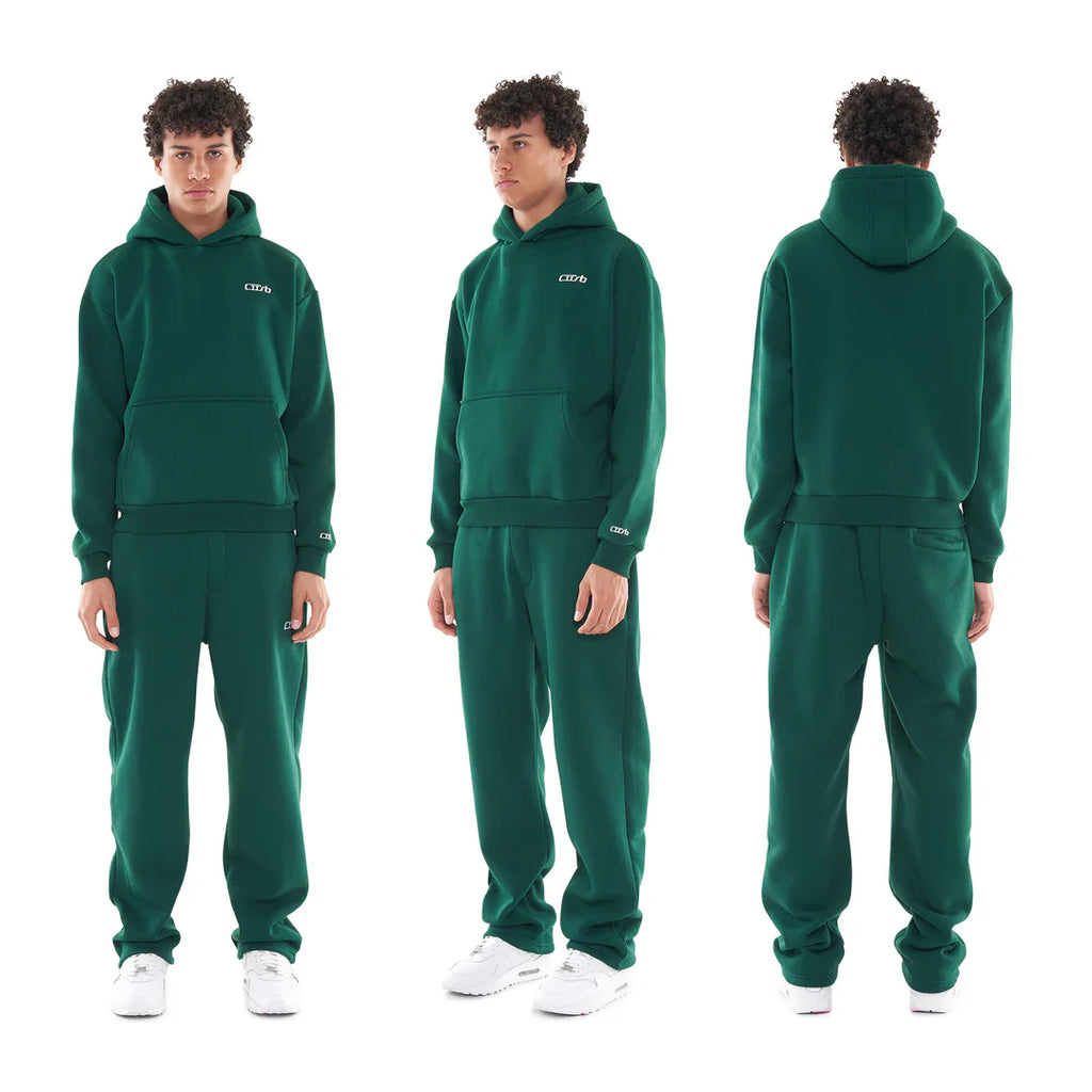 OPEN LEG JOGGER DARK GREEN