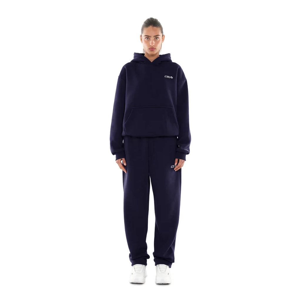 OPEN LEG JOGGER NAVY BLUE