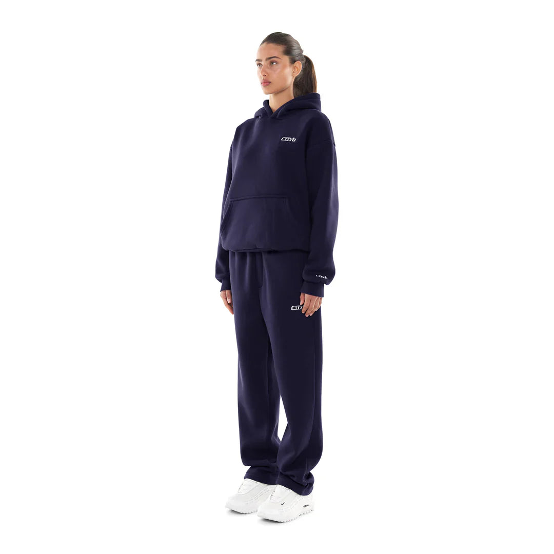 OPEN LEG JOGGER NAVY BLUE
