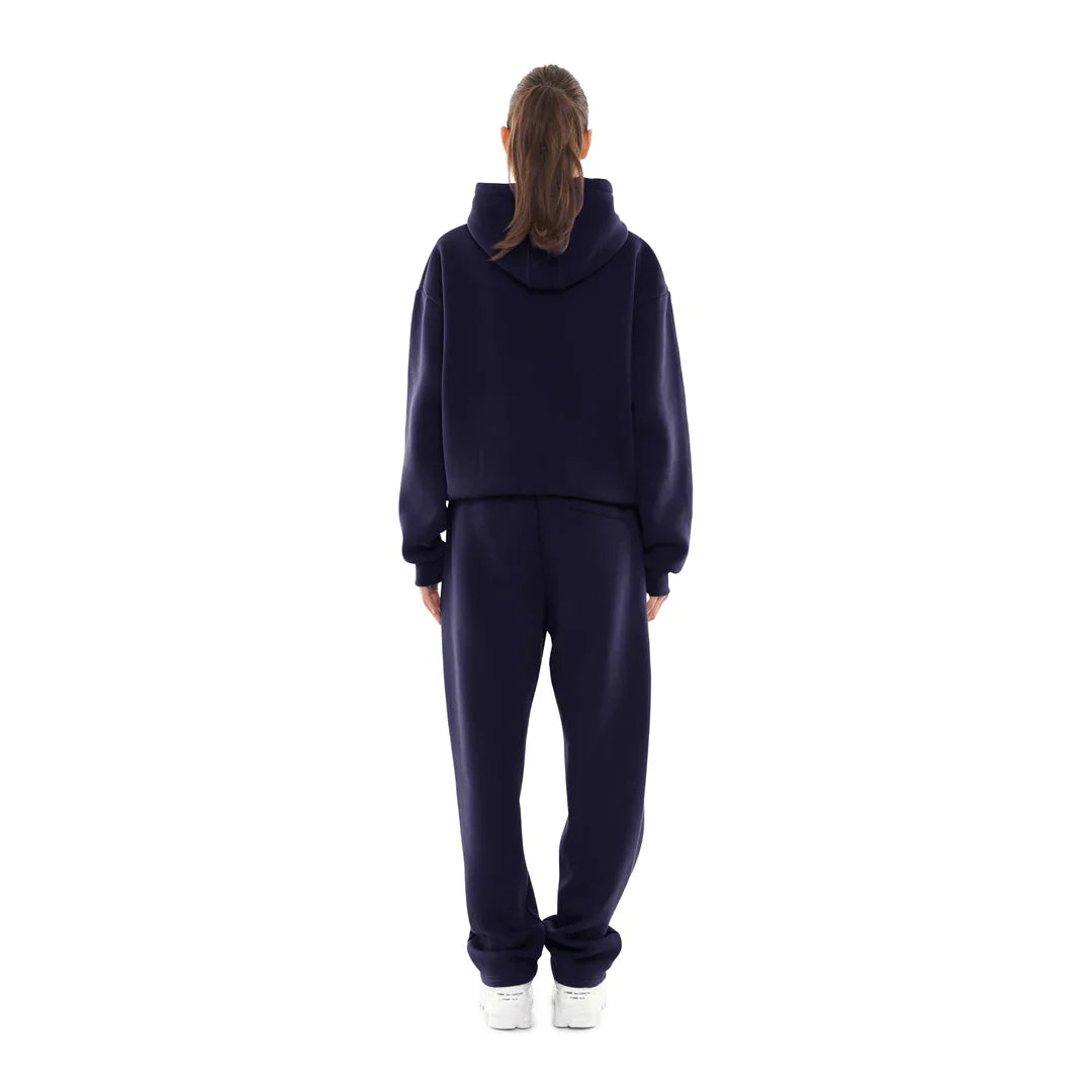 OPEN LEG JOGGER NAVY BLUE
