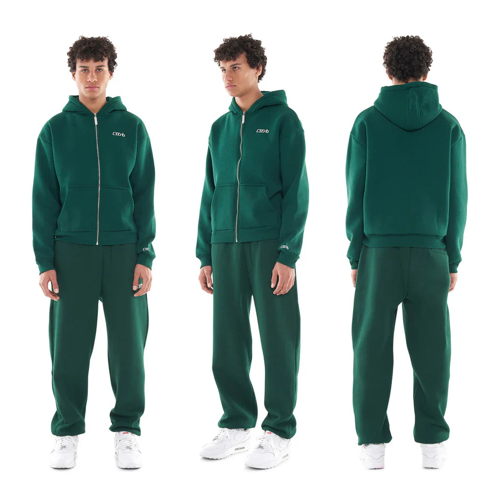 ZIP-UP DARK GREEN